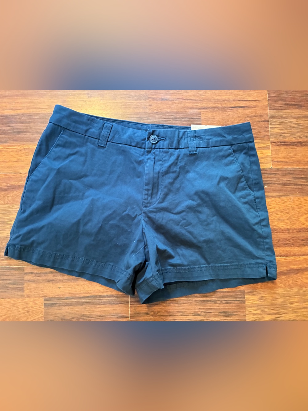 Magellan Outdoors Navy Women's Casual Chino Shorts